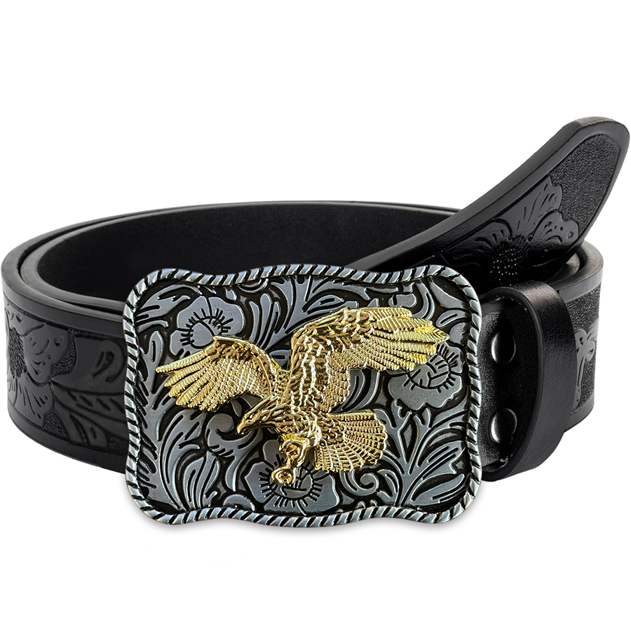 Women Fashion Nz - Eagle Tang Grass Pattern Belt Exquisite