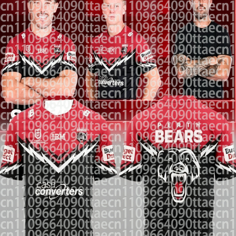 Women'S Fashion Rugby Shirt - 2026 New Perth Bears NRL Cash