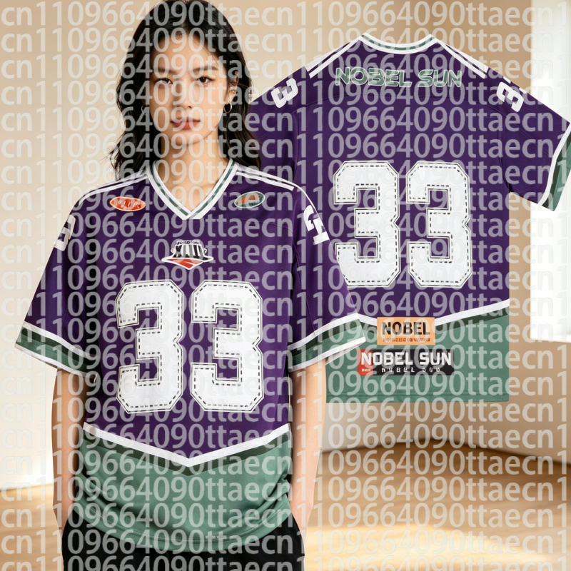 Women'S Fashion Rugby Shirt - 2026 Summer American Retro Rugby 3D