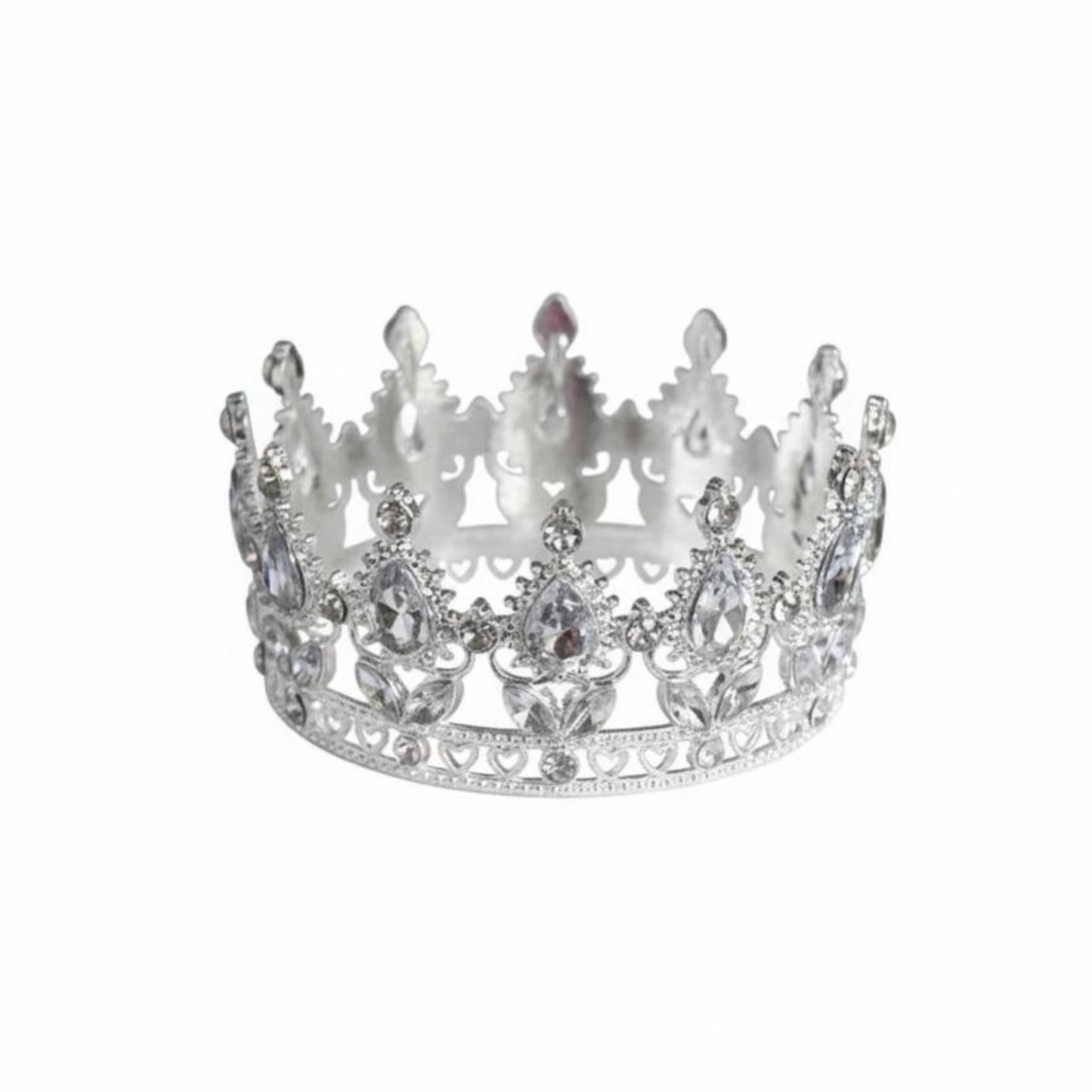Women Queen Fashion - Mother's Day Teardrop Crystal Cake Topper,