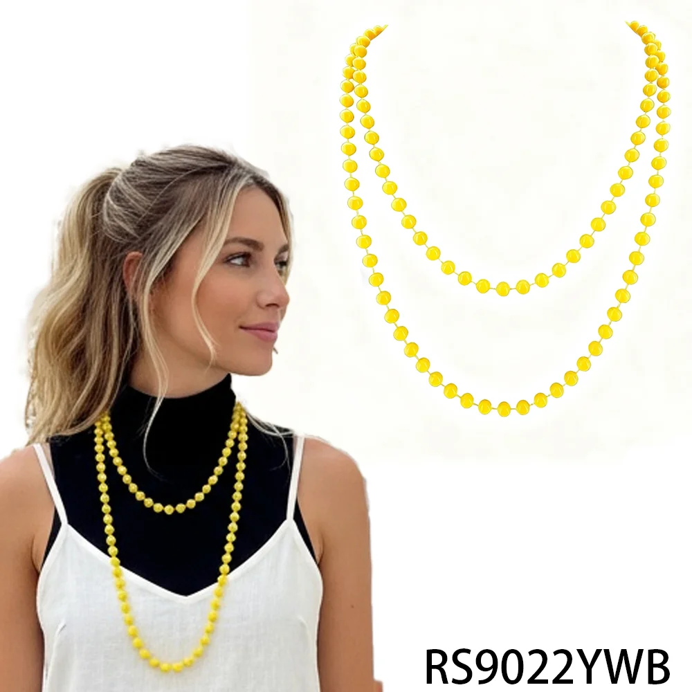 Women'S Fashion From The 80S - NEON BEADS NECKLACE 1980S 80S FANCY