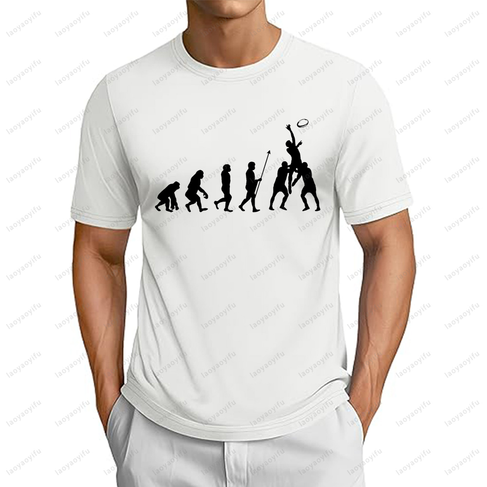 Women'S Fashion Rugby Shirt - New Arrival Evolution of Rugby Graphic