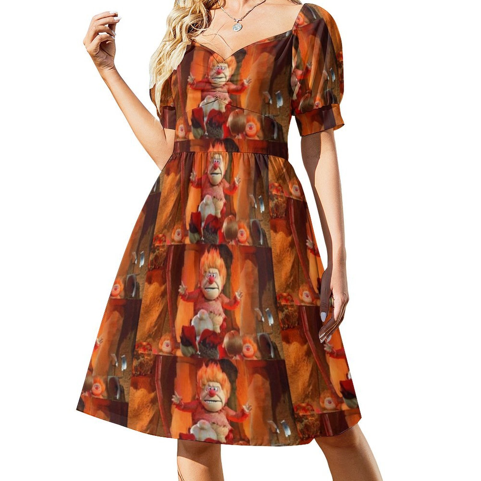 Heat Miser Head Honcho Floral  - Smocked Dress Women ulasan dan harga