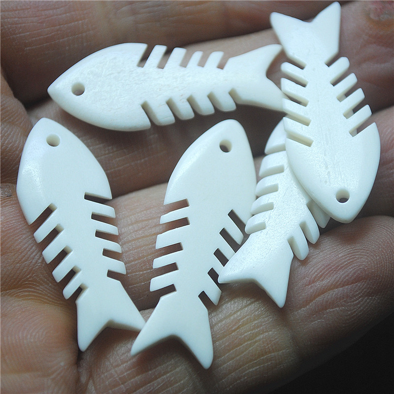 5PCS New White Bone Pendants 3 - Women Fashion Nz ulasan dan harga