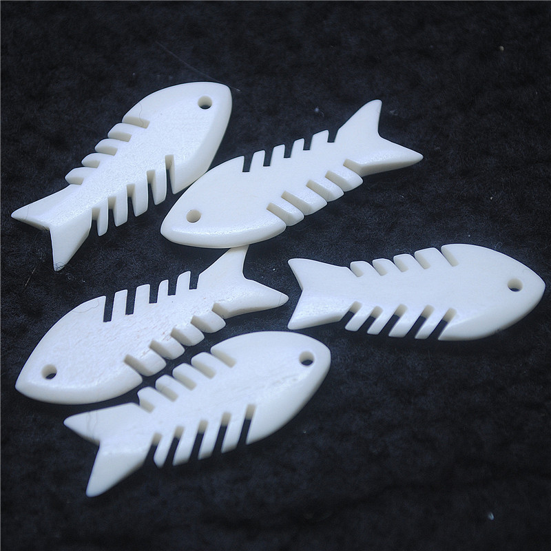 5PCS New White Bone Pendants 3 - Women Fashion Nz ulasan dan harga