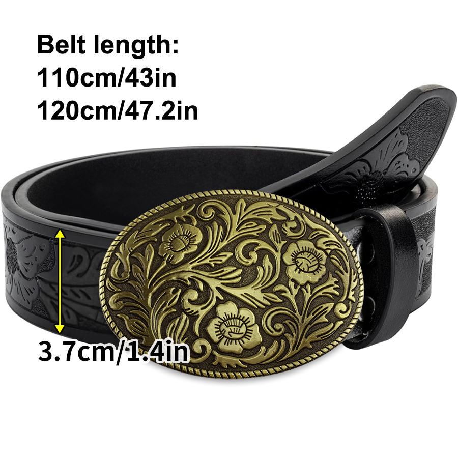 Tang Grass Pattern Buckle Belt - Women Fashion Nz ulasan dan harga