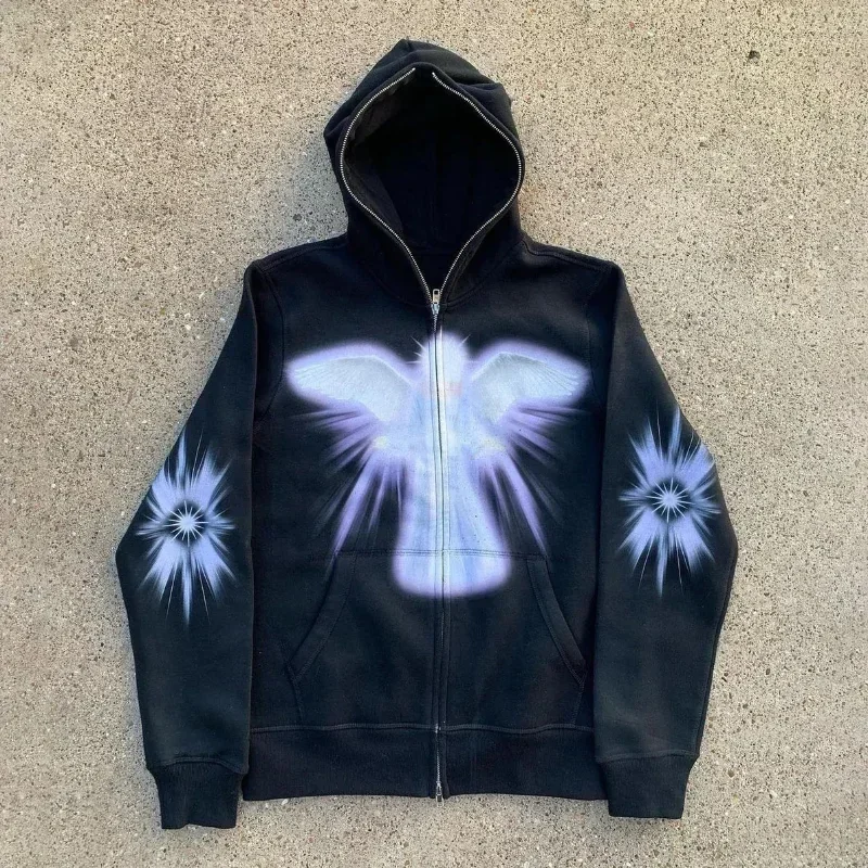 Women Men Y2K Fashion Hoodie L - Women'S Fashion Zip Hoodie ulasan dan harga