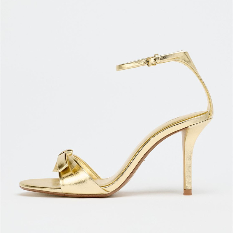 Elegant Golden Bow Brand High  - Women'S Fashion Brand Shoes ulasan dan harga