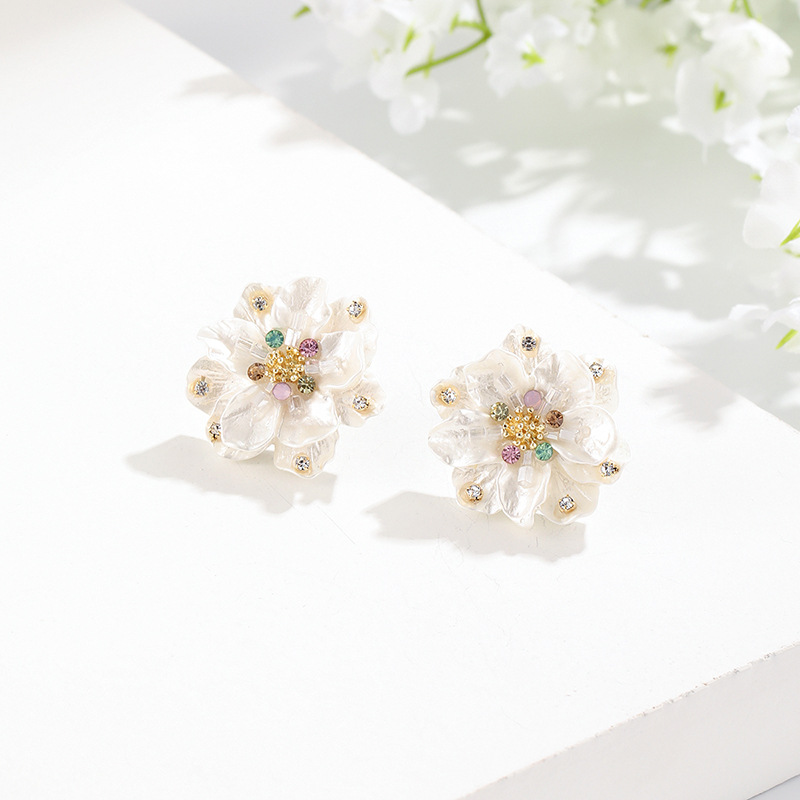 New Jewelry Shell Flower Tempe - Women Fashion Nz ulasan dan harga