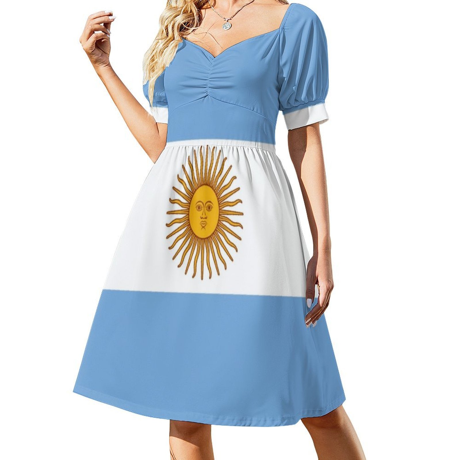 Argentina-Argentinian T-Shirt  - Smocked Dress Women ulasan dan harga