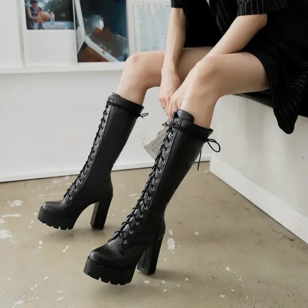 Women's Boots New Autumn and W - Women'S Fashion Riding Boots ulasan dan harga