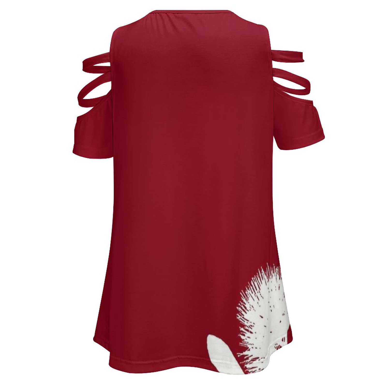 Pohutukawa-White On Red Women  - Women Fashion Nz ulasan dan harga