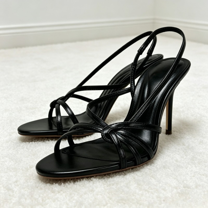 Sexy Open-toe Narrow-Band High - Women'S Fashion Brand Shoes ulasan dan harga