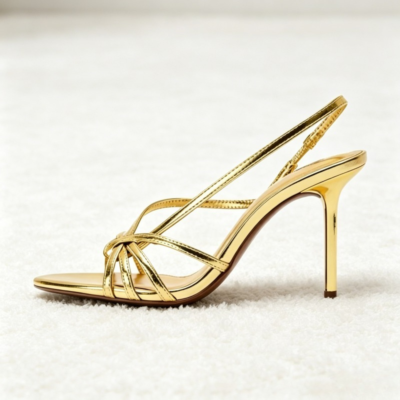 Sexy Open-toe Narrow-Band High - Women'S Fashion Brand Shoes ulasan dan harga
