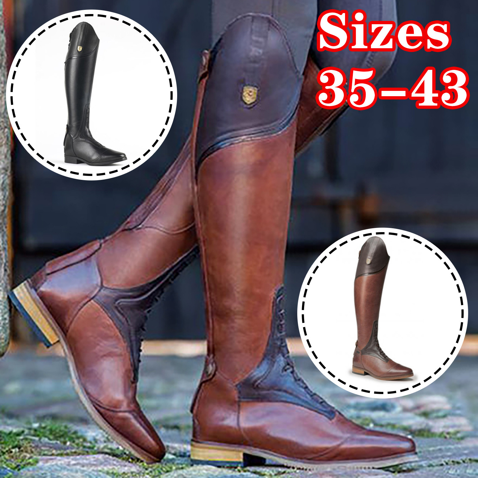 Knee High Boot Casual Boot Fas - Women'S Fashion Knee High Boots ulasan dan harga