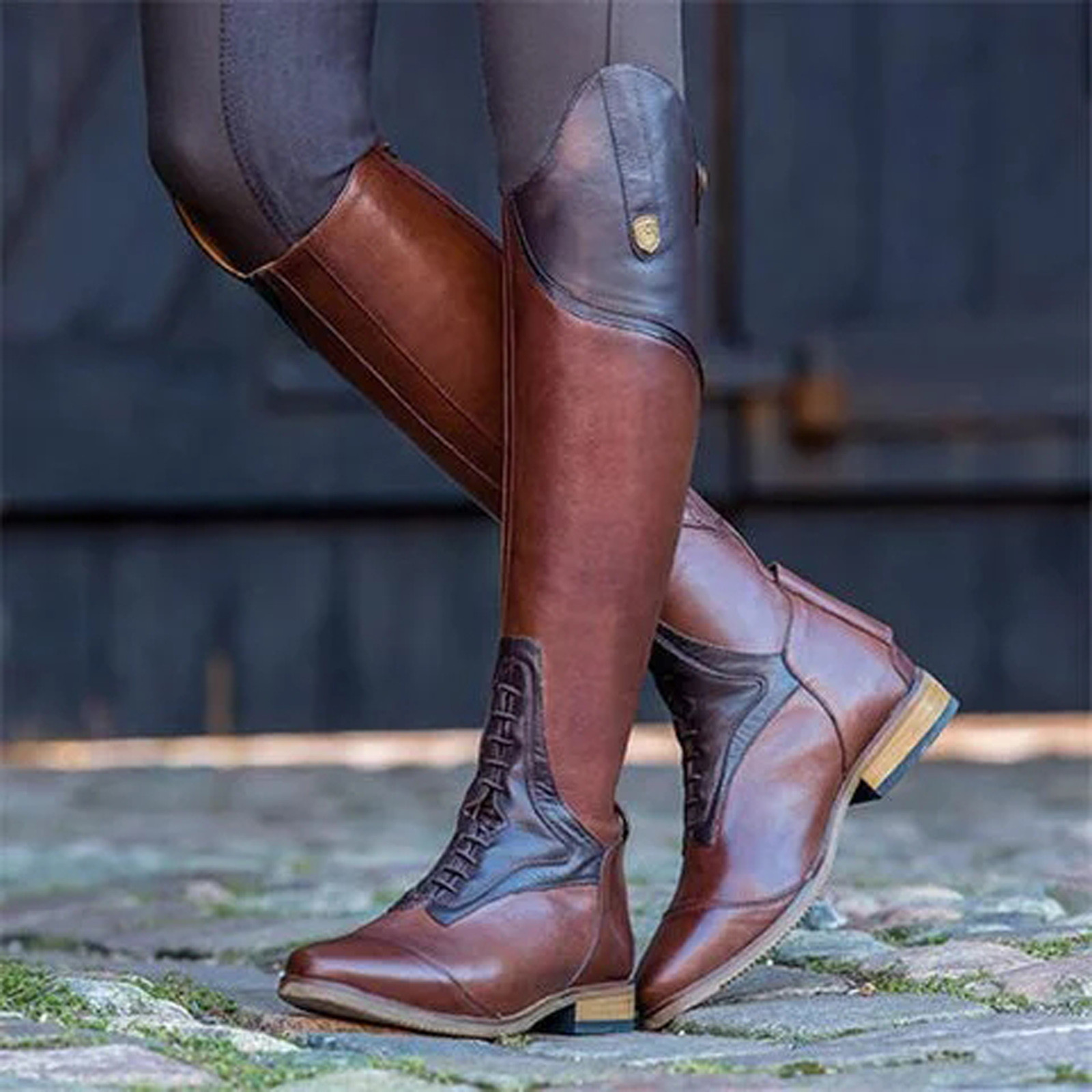 Knee High Boot Casual Boot Fas - Women'S Fashion Knee High Boots ulasan dan harga