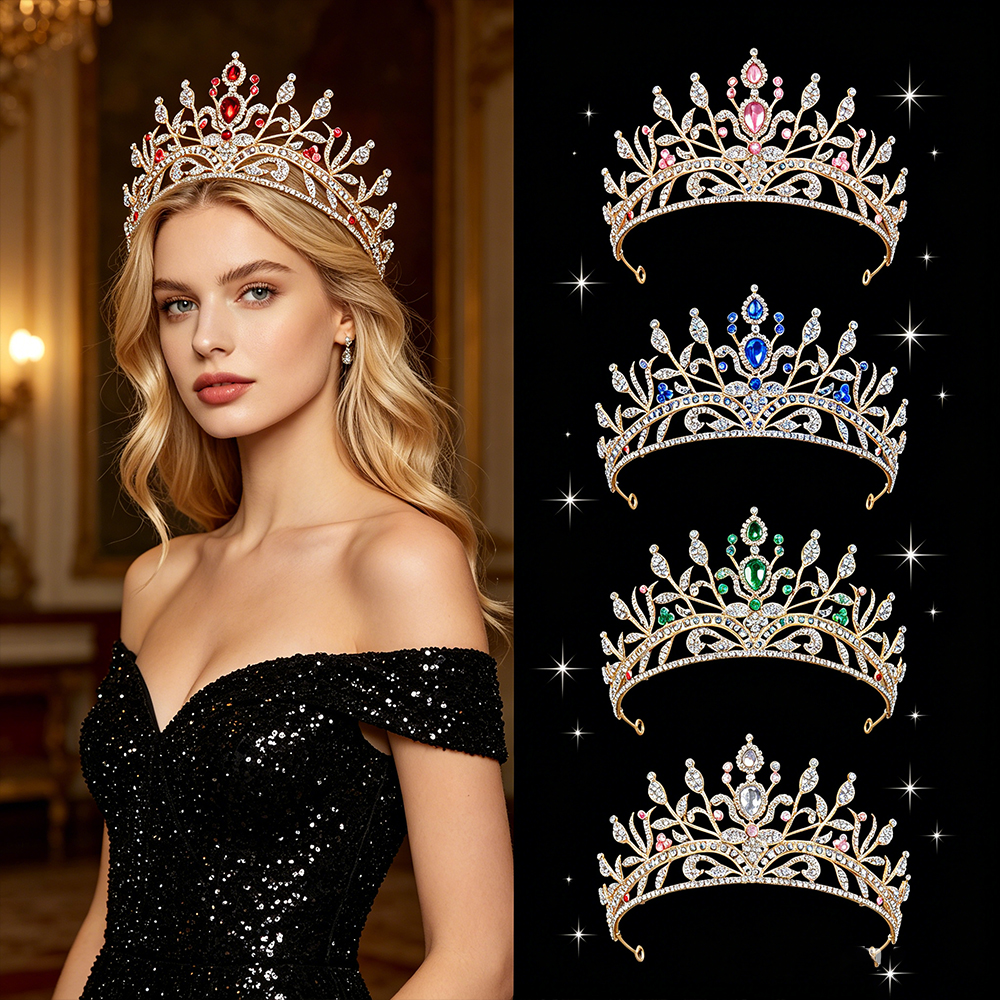 Fashion Baroque Bridal Tiara S - Women Queen Fashion ulasan dan harga