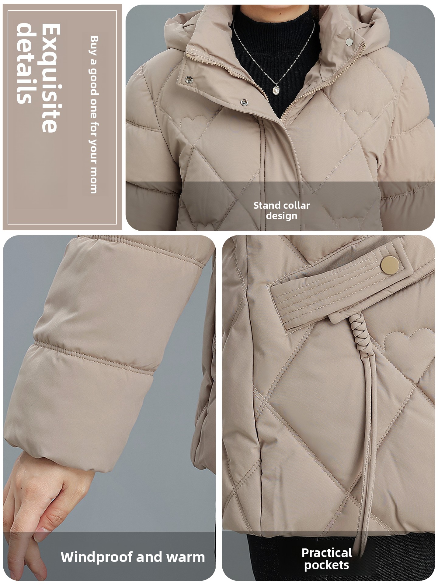 Thickened down Cotton Jacket f - Women Fashion Over 50 ulasan dan harga
