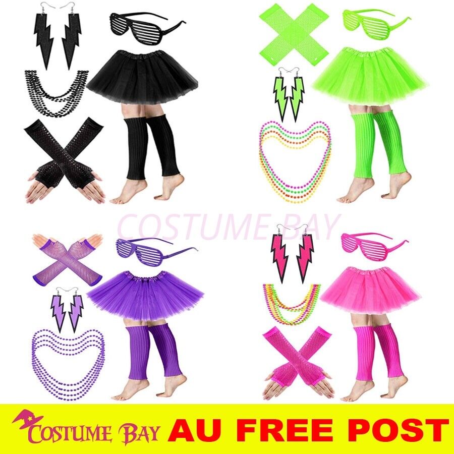 PESENAR Womens Neon 80s Tutu S - Women'S Fashion From The 80S ulasan dan harga