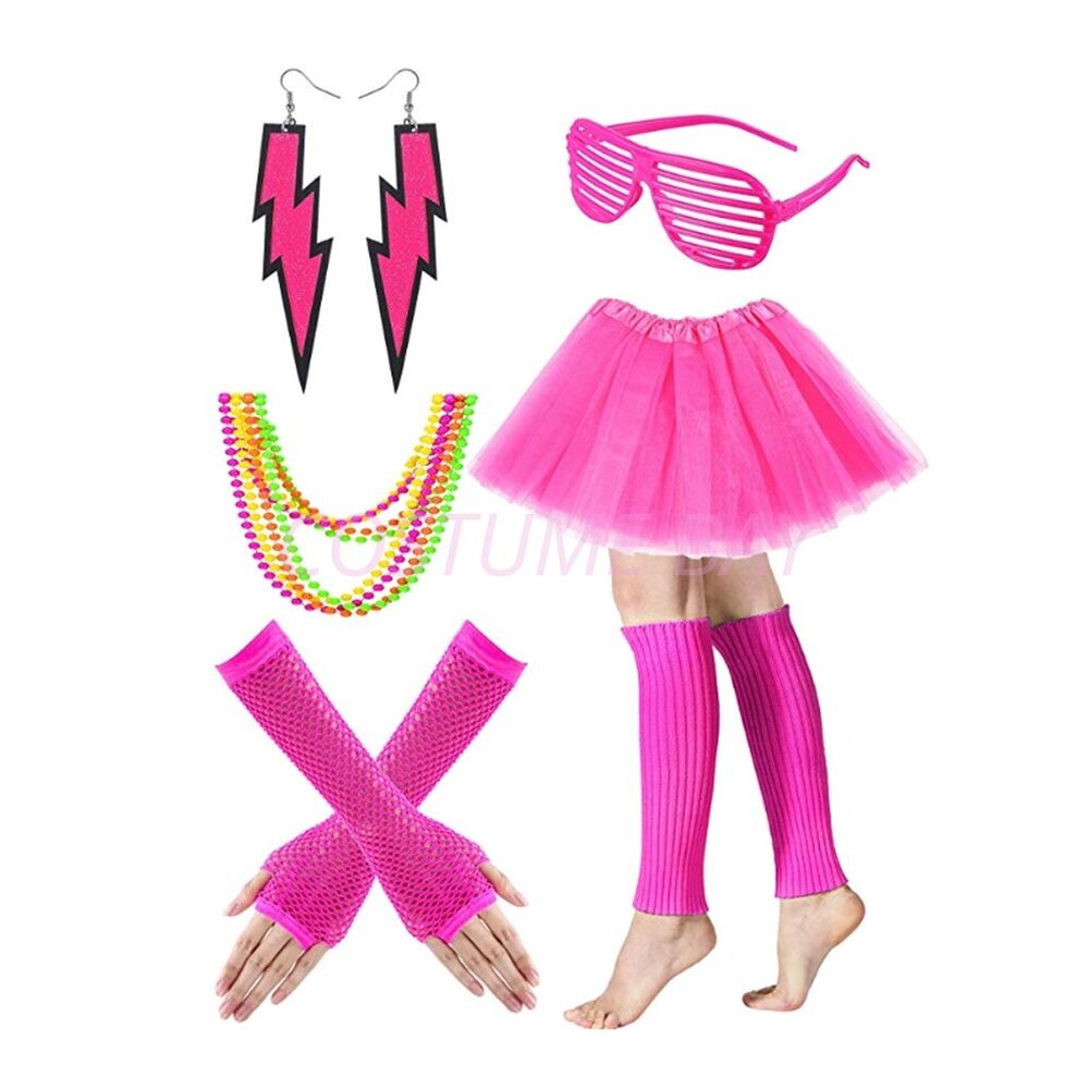 PESENAR Womens Neon 80s Tutu S - Women'S Fashion From The 80S ulasan dan harga