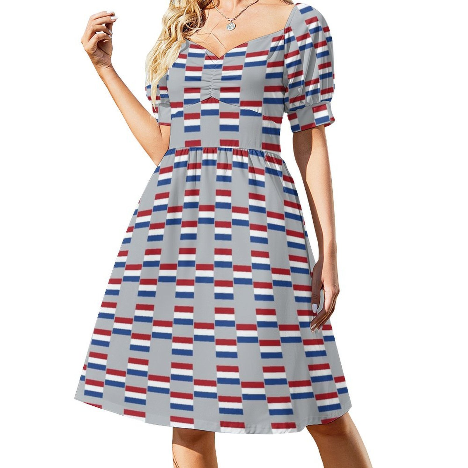 Vlag Van The Netherlands Flag  - Smocked Dress Women ulasan dan harga