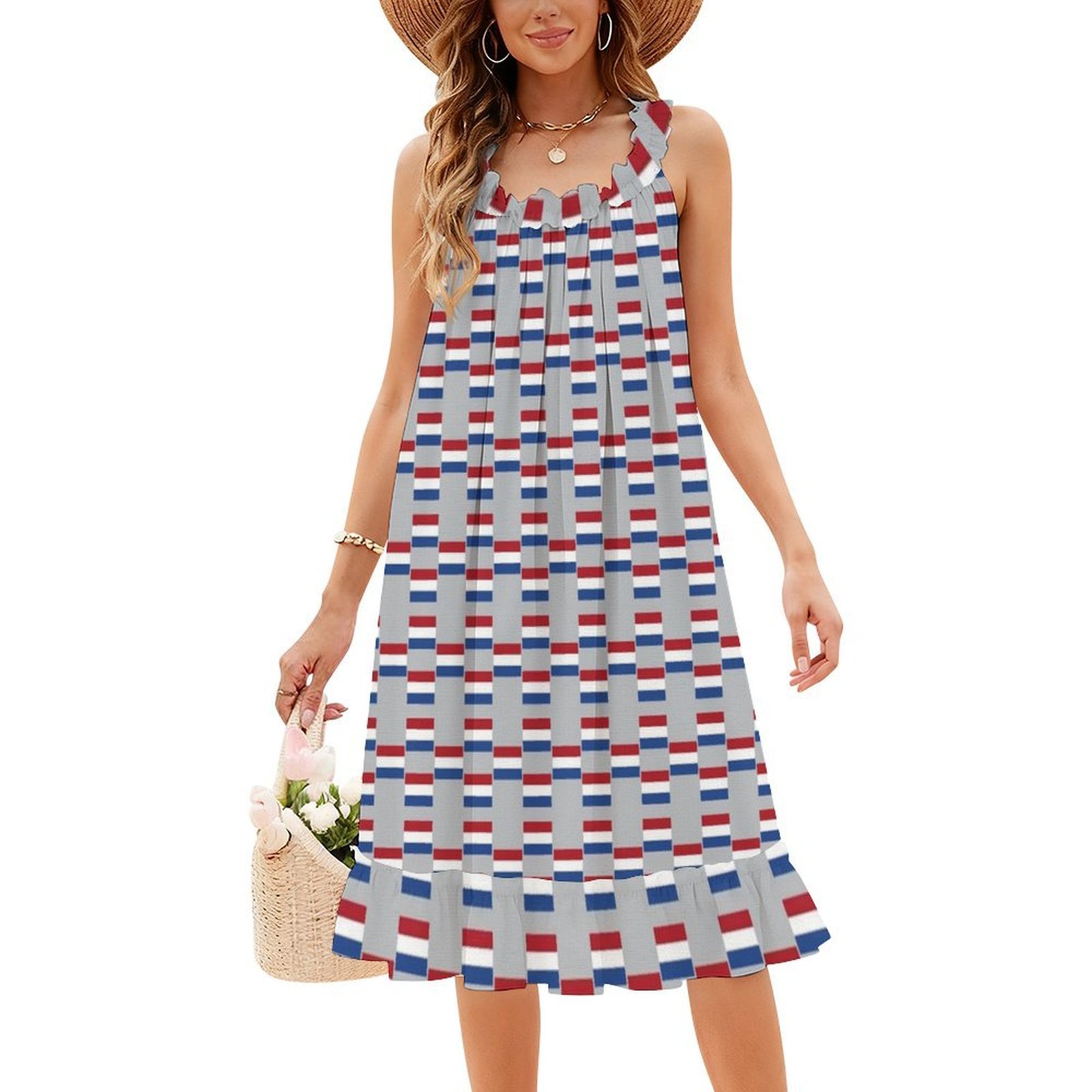 Vlag Van The Netherlands Flag  - Smocked Dress Women ulasan dan harga