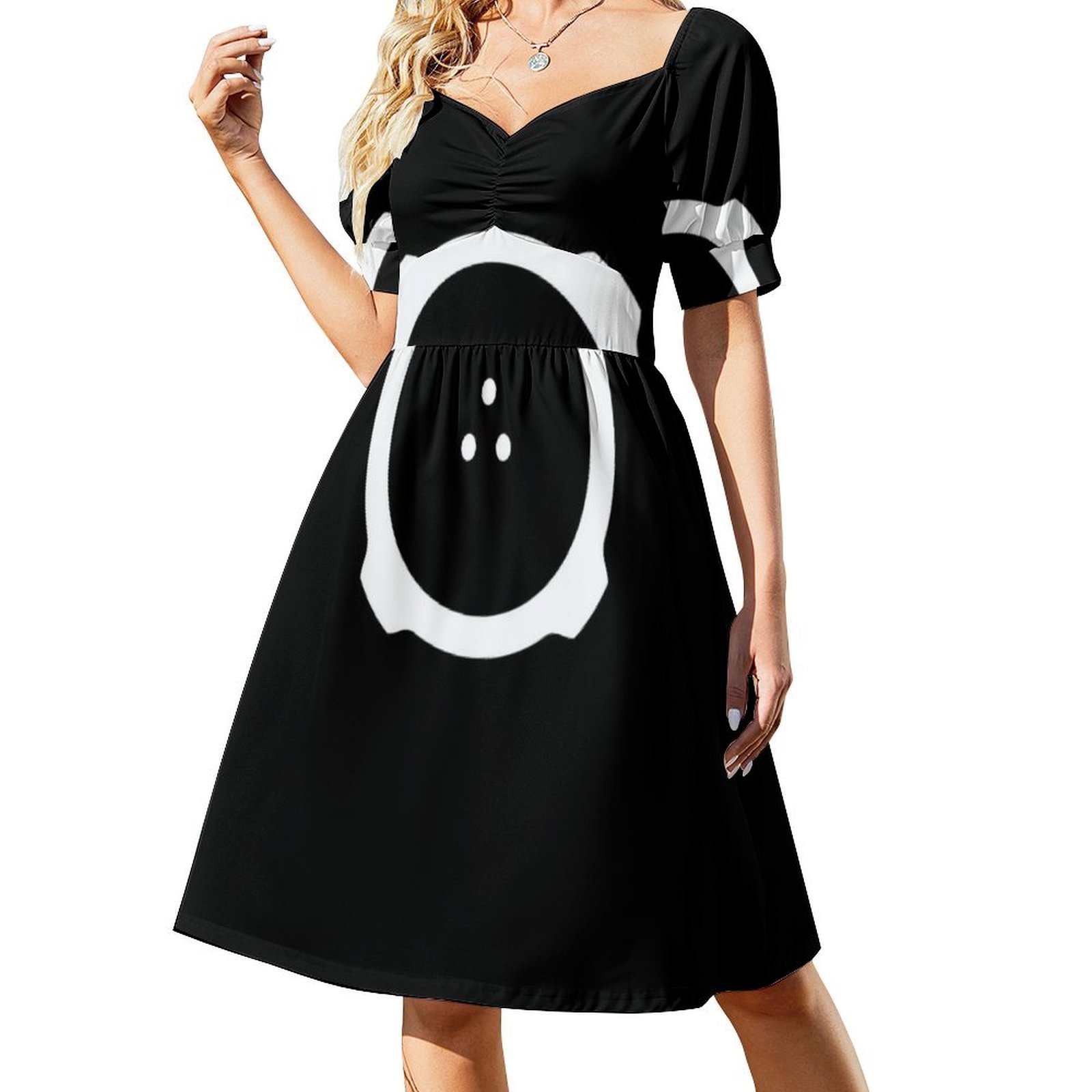 Ghost In The Shell Minimal Des - Smocked Dress Women ulasan dan harga