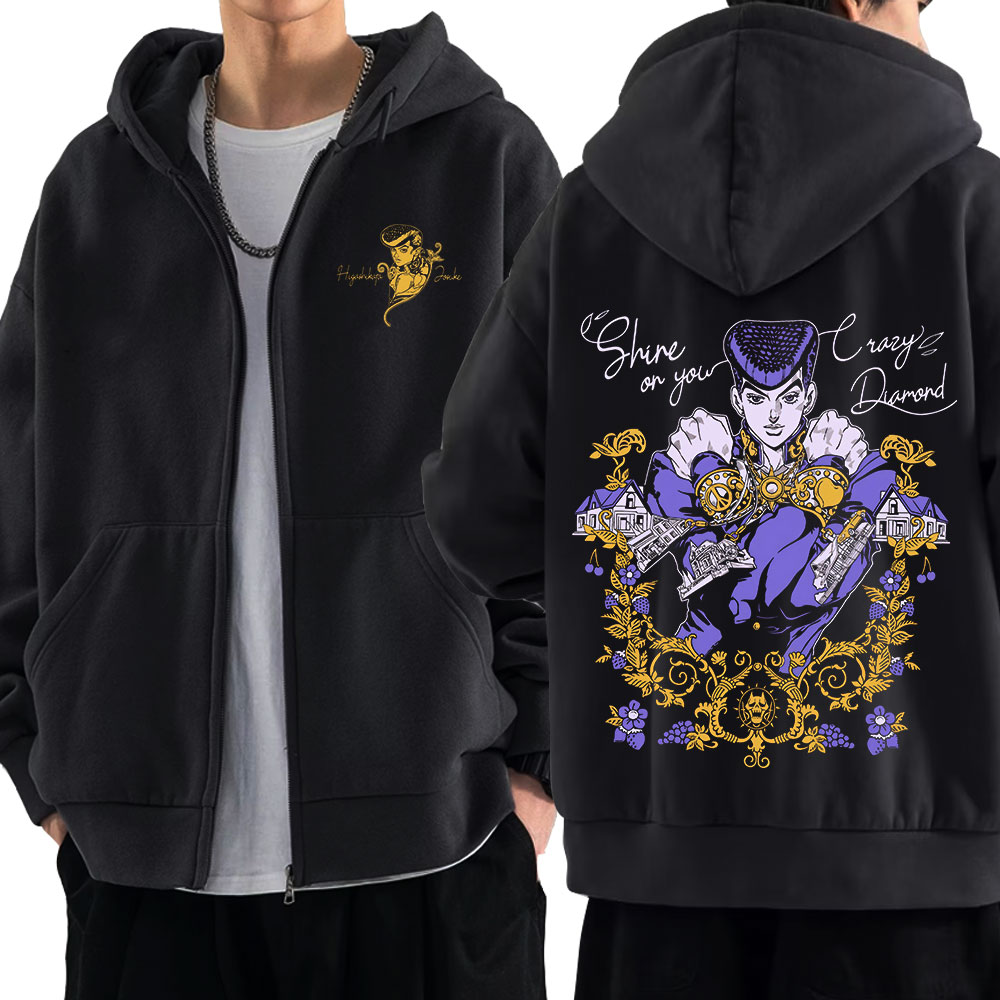 Anime Jojo Bizarre Adventure Z - Women'S Fashion Zip Hoodie ulasan dan harga