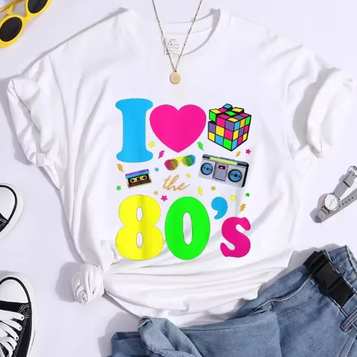 New Fashion I Love The 80s T-S - Women'S Fashion From The 80S ulasan dan harga