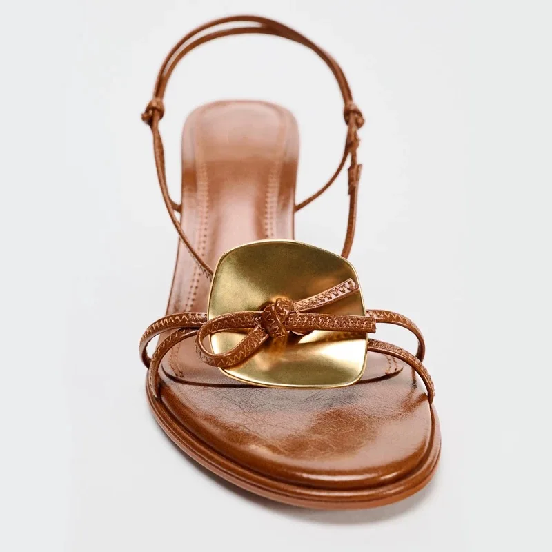 Elegant Metal Decoration Thin  - Women'S Fashion Brand Shoes ulasan dan harga