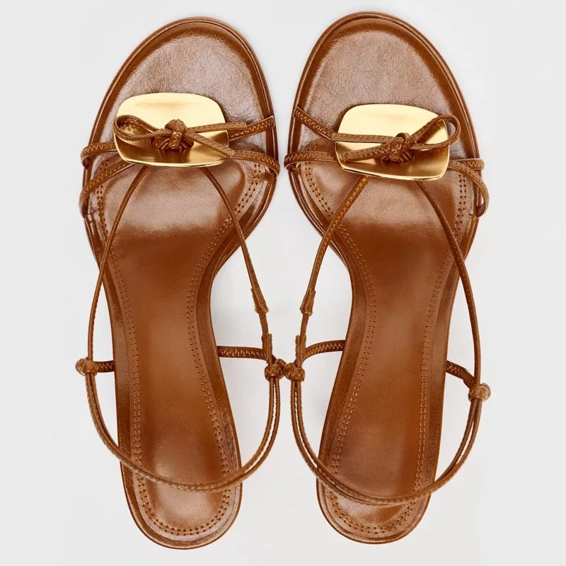 Elegant Metal Decoration Thin  - Women'S Fashion Brand Shoes ulasan dan harga