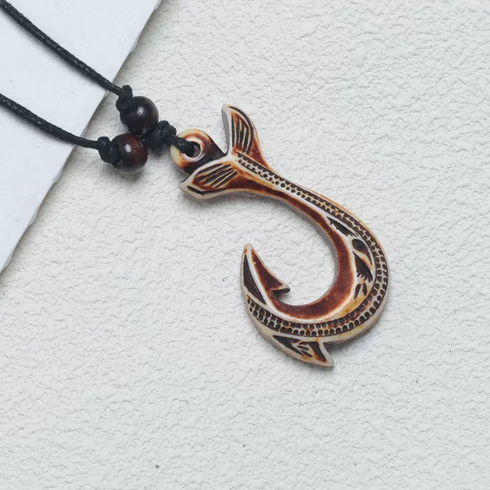 NZ Maori Fish Hook Charm Neckl - Women Fashion Nz ulasan dan harga