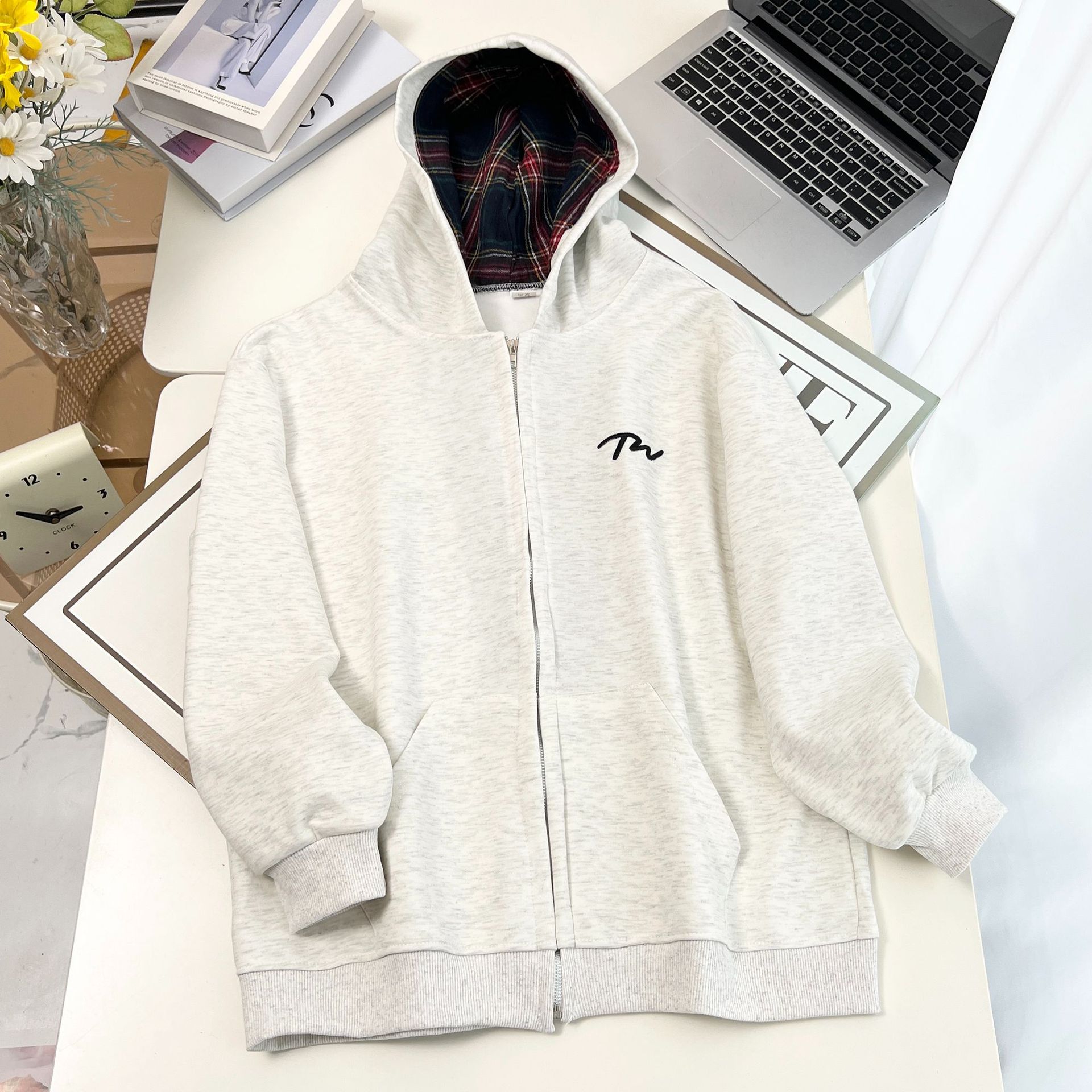XXXXL Fashion Plus Size Women' - Women'S Fashion Zip Hoodie ulasan dan harga