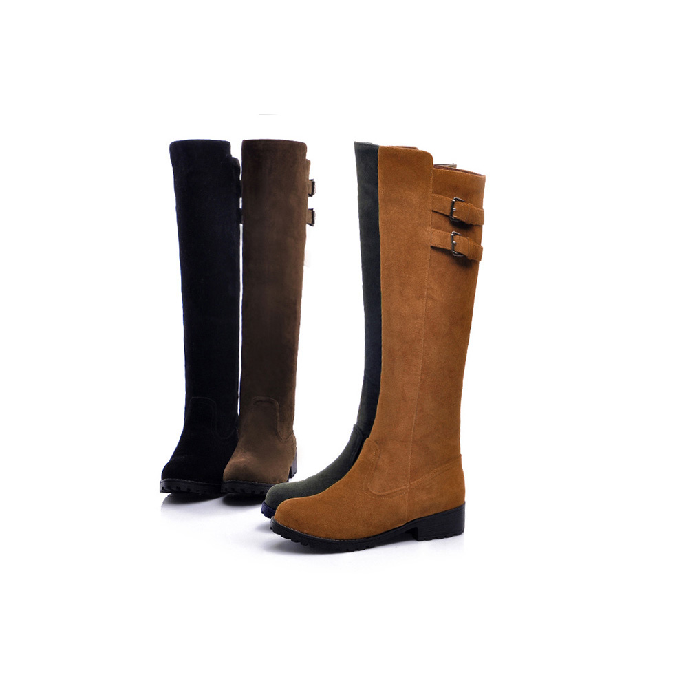 Brand New Winter Fashion Army  - Women'S Fashion Knee High Boots ulasan dan harga