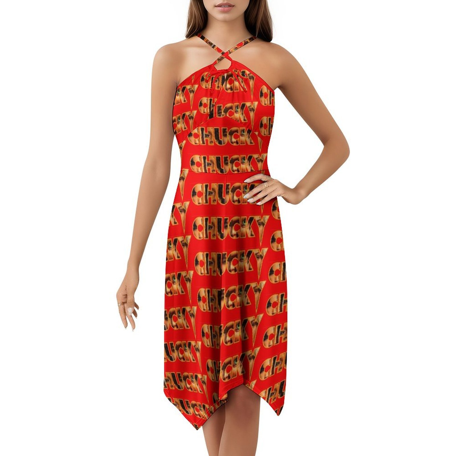 Chucky 2021 Title Block Floral - Smocked Dress Women ulasan dan harga