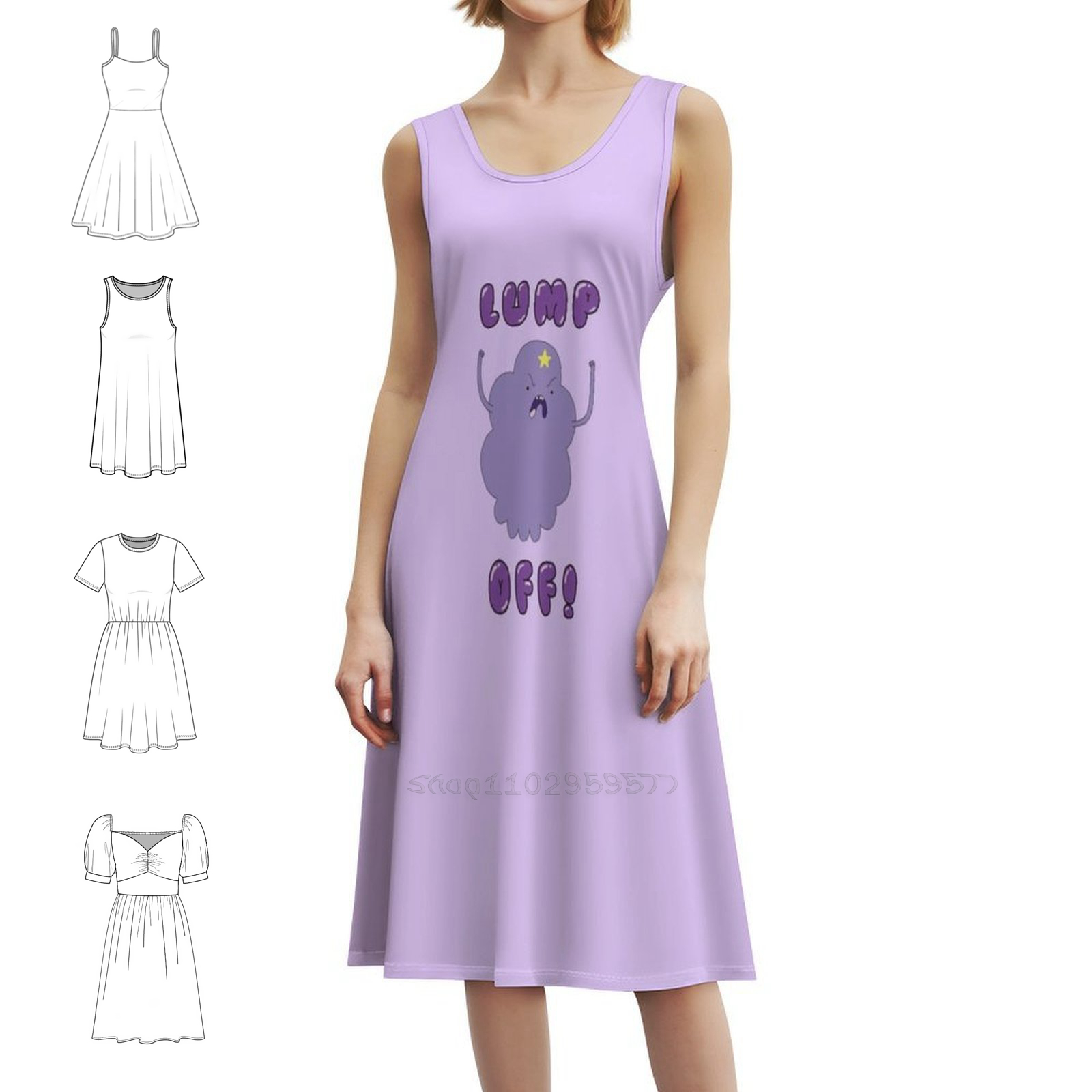 Lump Off! Floral Smock Dress F - Smocked Dress Women ulasan dan harga