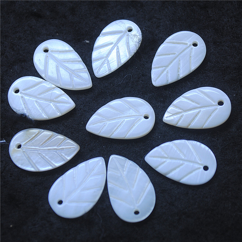30PCS White Shell Leaf Shape 8 - Women Fashion Nz ulasan dan harga