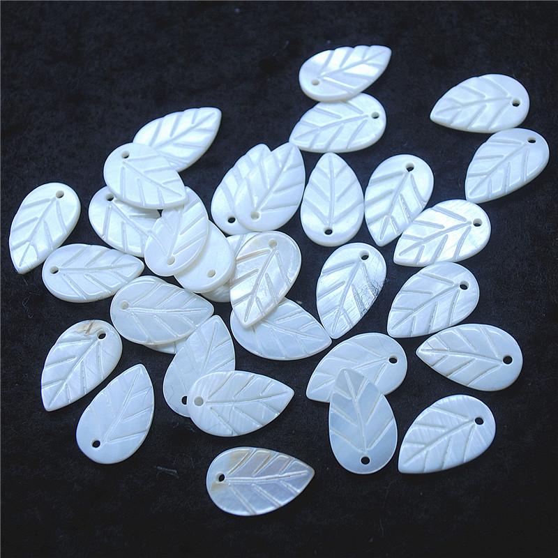 30PCS White Shell Leaf Shape 8 - Women Fashion Nz ulasan dan harga