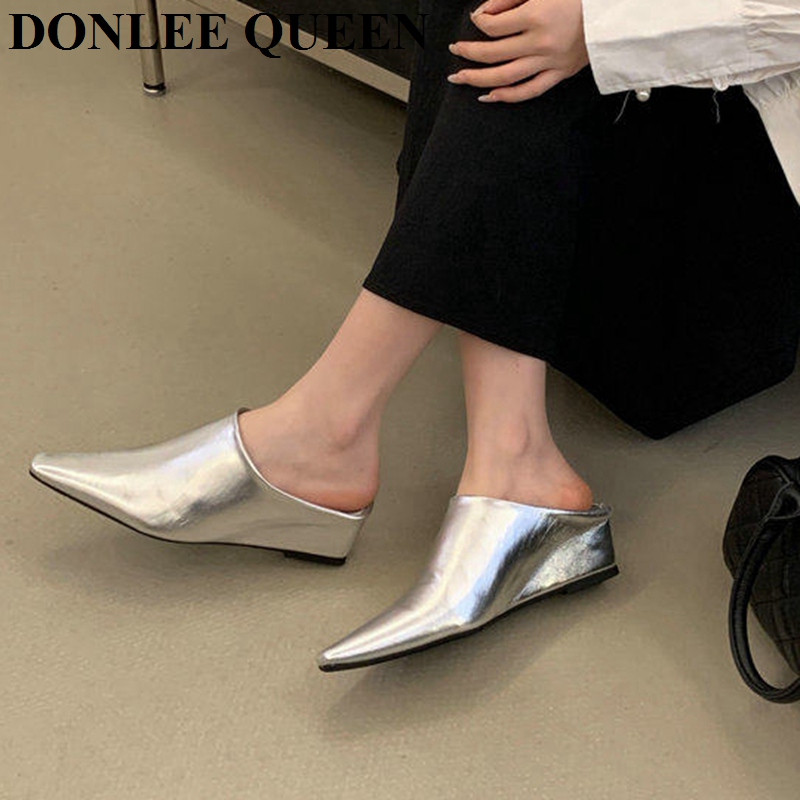 Women Fashion Close Toe Mule S - Women Queen Fashion ulasan dan harga