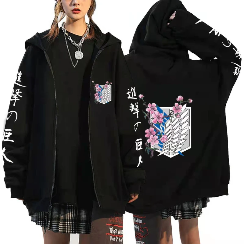 Anime Zipper Hoodie Sports Coa - Women'S Fashion Zip Hoodie ulasan dan harga