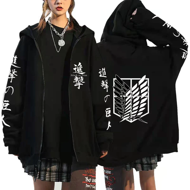 Anime Zipper Hoodie Sports Coa - Women'S Fashion Zip Hoodie ulasan dan harga