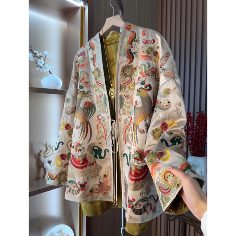 New Chinese Style Kimono Cardi - Women Fashion Style ulasan dan harga