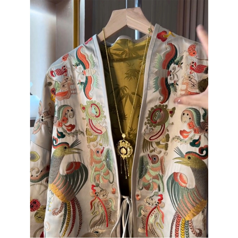 New Chinese Style Kimono Cardi - Women Fashion Style ulasan dan harga
