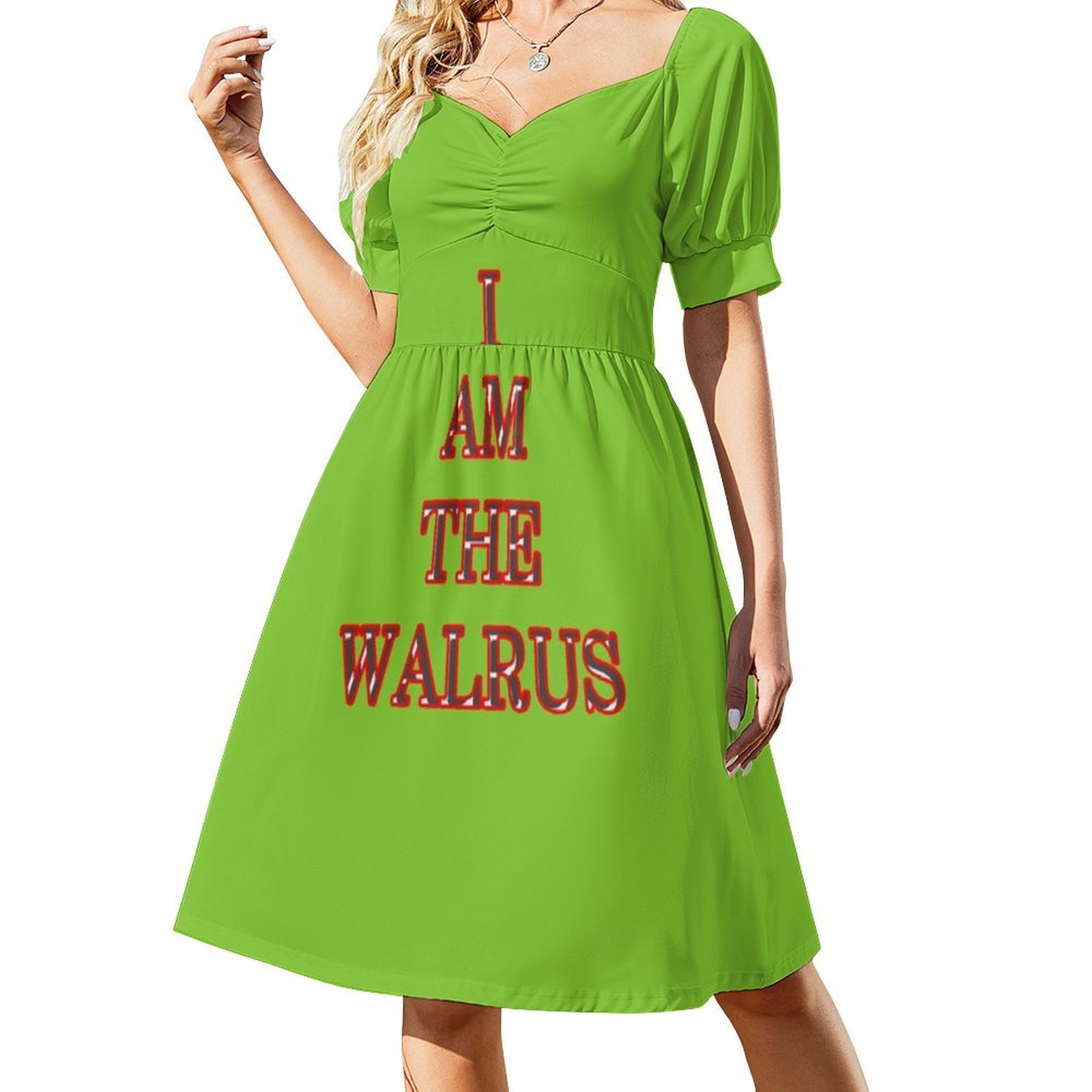 I Am The Walrus Floral Smock D - Smocked Dress Women ulasan dan harga