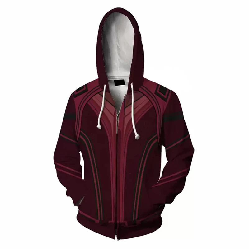 2025 New Cosplay Wanda Maximof - Women'S Fashion Zip Hoodie ulasan dan harga