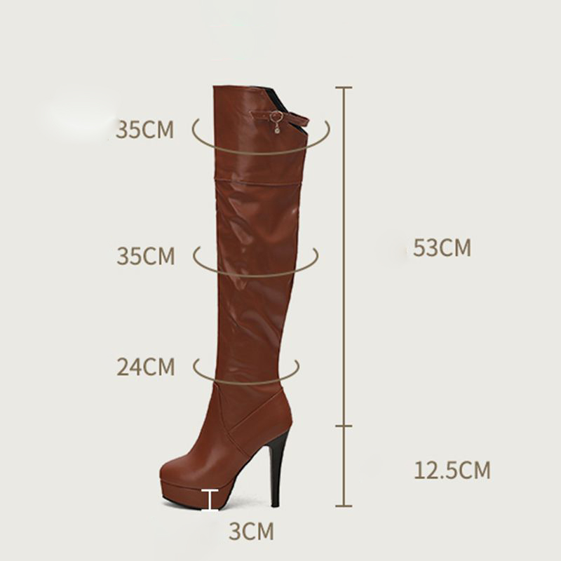 REAVE CAT 2025 Sexy Thigh Boot - Women Fashion Over 50 ulasan dan harga