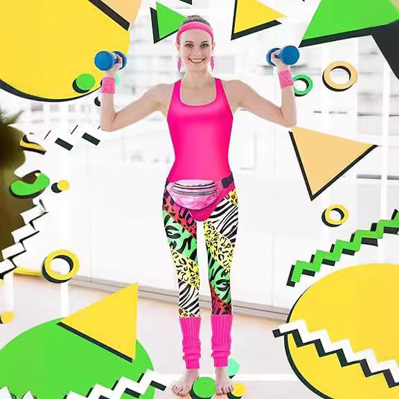 1980s Party Costume Women Spor - Women'S Fashion From The 80S ulasan dan harga