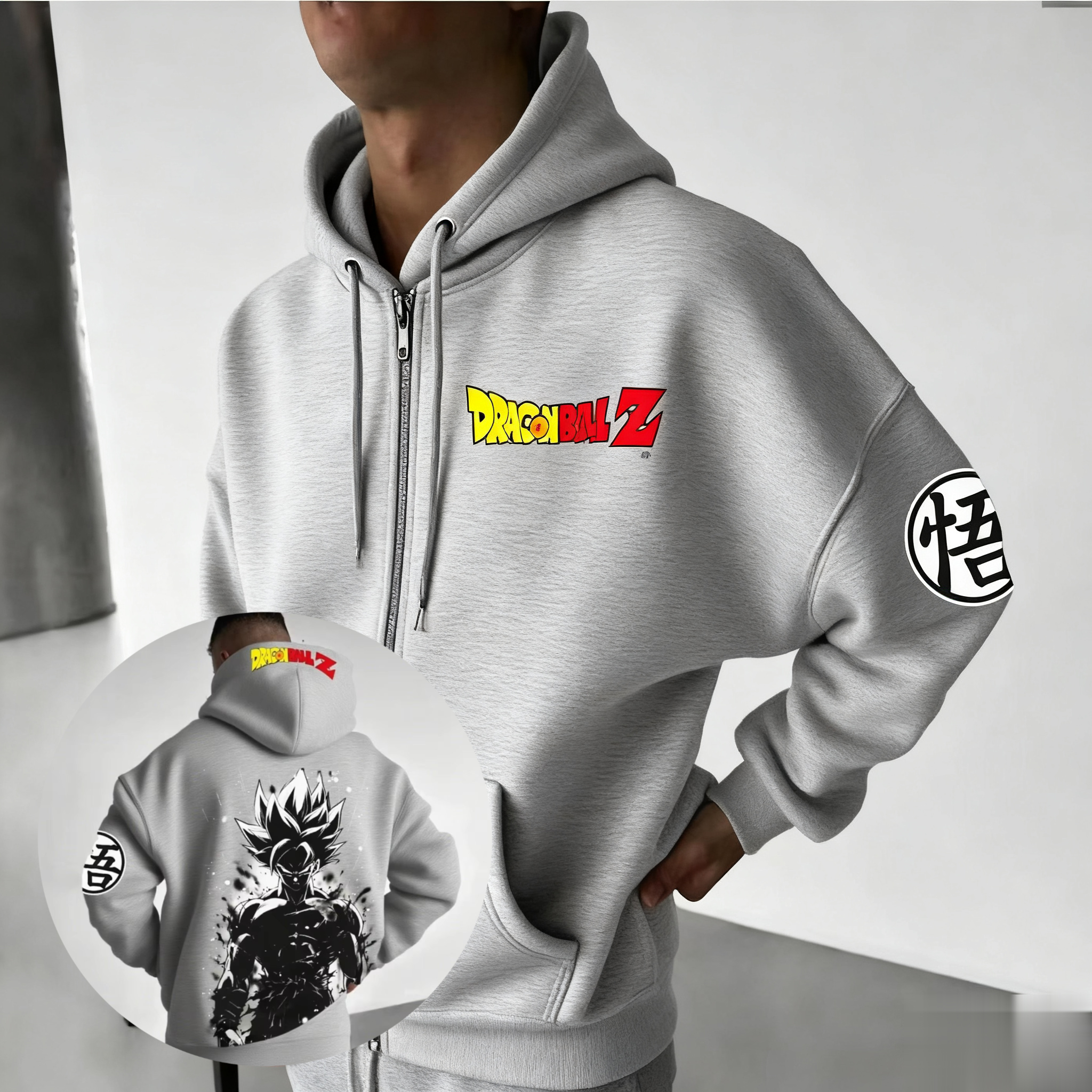 New Dragon Ball Goku Anime Zip - Women'S Fashion Zip Hoodie ulasan dan harga