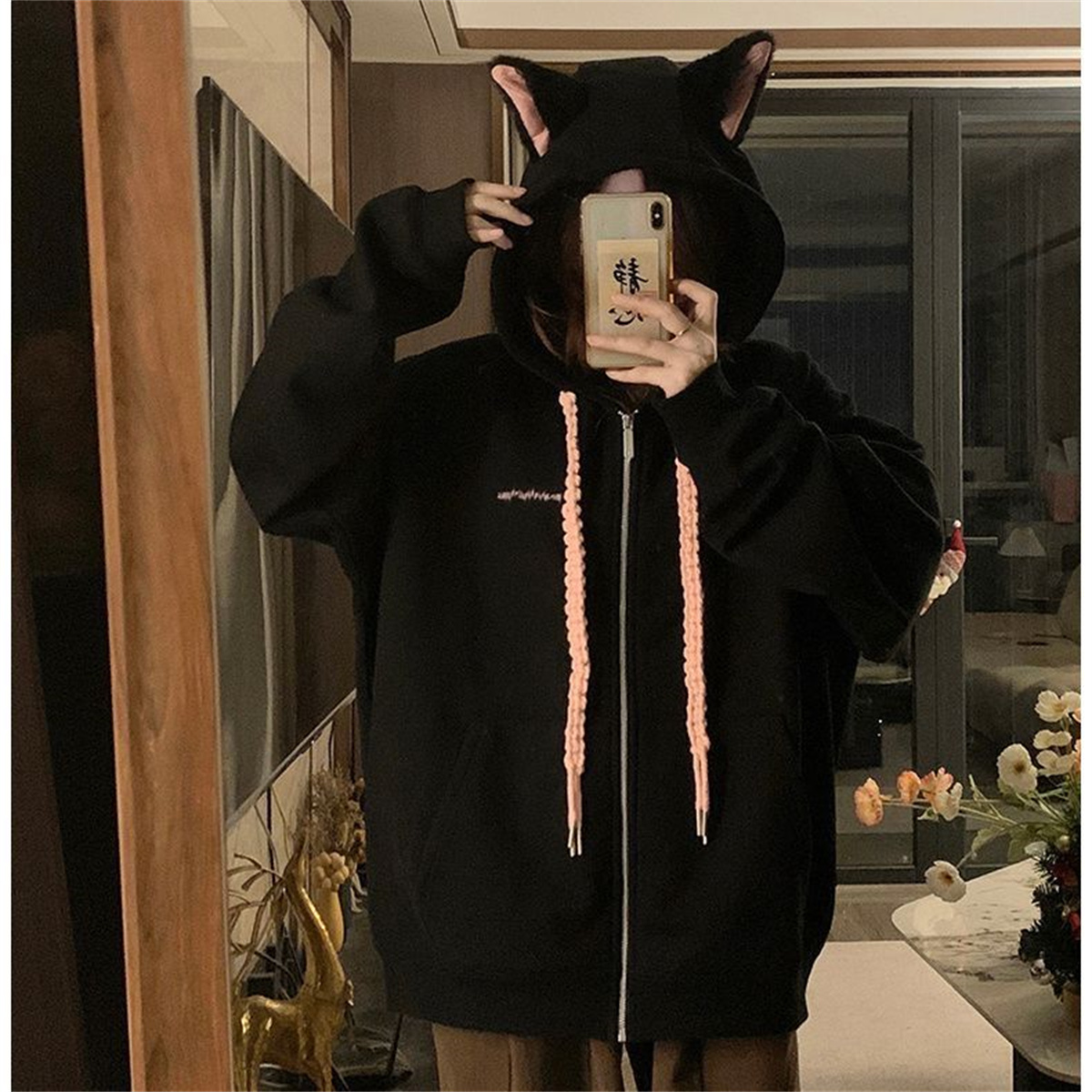 2025 Cute Girls Spring And Aut - Women'S Fashion Zip Hoodie ulasan dan harga