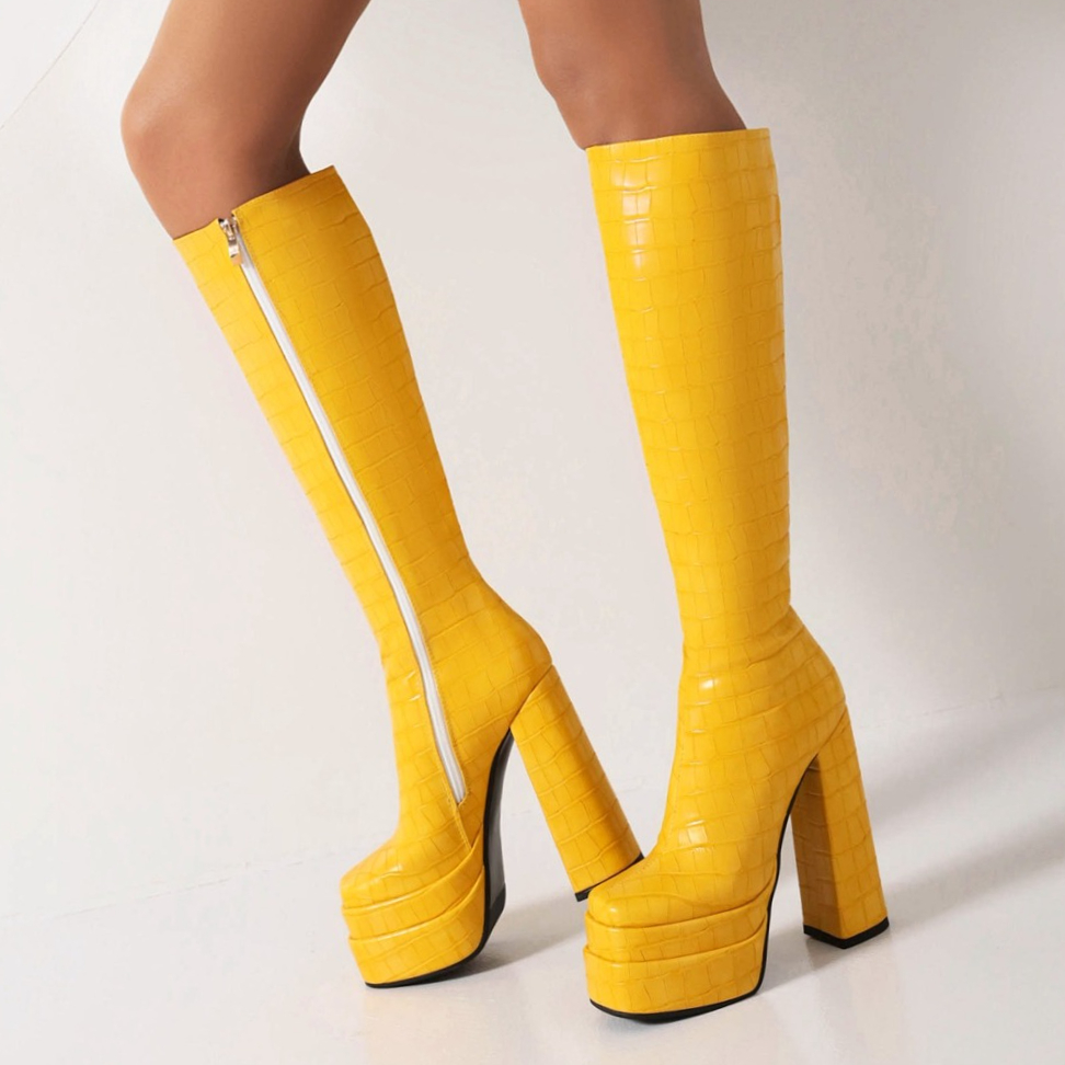 Fashion Women Knee High Boots  - Women'S Fashion Riding Boots ulasan dan harga
